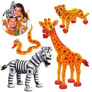 PYJAMAS DANS LA SAVANE JEU DE CONSTRUCTION EN MOUSSE