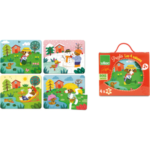 LES 4 SAISONS  PUZZLES BOIS