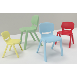 4 CHAISES OCEAN TAILLE 4 COLORIS VERT