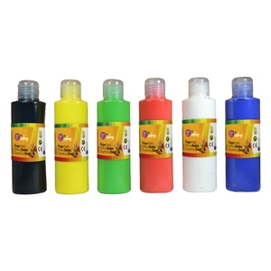 GOUACHE AUX DOIGTS 6 FLACONS 250 ML ASSORTIS