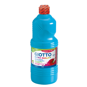 GIOTTO FLACON GOUACHE 1L CYAN