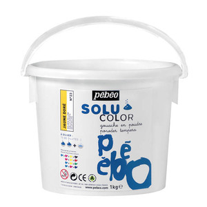 GOUACHE  SOLUCOLOR 1KG noir