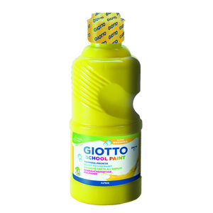 GIOTTO FLACON GOUACHE 250ML JAUNE PRIMAIRE