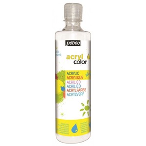 ACRYLCOLOR FLACON 500ML BLANC