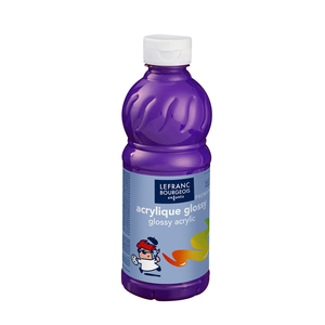 ACRYL GLOSSY FLACON 500ML VIOLET