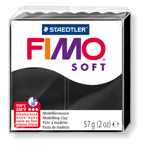 FIMO SOFT NOIR PAIN 57G