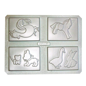 MOULE THERMOFORME Animaux ferme 4 assortis
