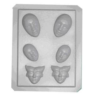 MOULE THERMOFORME Mini masques 6 assortis