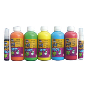 PEINTURE FLY & FLOT kit 5 flacons 125ml ass + acces