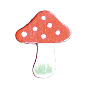 CHAMPIGNONS BOIS Mini 1,5cm 12 pièces