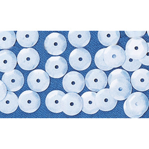 PAILLETTES 4000 pièces  diam 6 blanc nacré