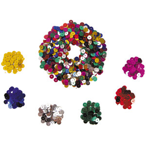 PAILLETTES Ø 6mm  Vert foncé - Sachet de 30 gr