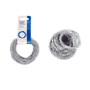 CHENILLE 6MM ÉCHEVEAU 10M ARGENT