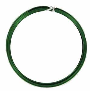 FIL ALU PLAT LARG Ø 5mm LONG 5m VERT FONCE