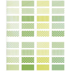 1920 GOMMETTES MOSAIQUES ECHENILLEES