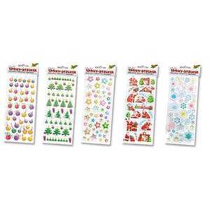 LOT 10 PL.STICKERS RÉSINE NOEL
