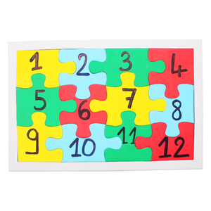 10 PUZZLES RECTANGLE CARTON 220X130MM