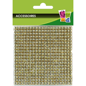 400 STRASS ADHÉSIFS OR