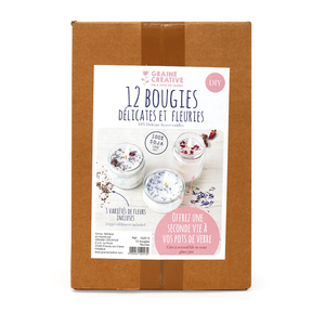 KIT BOUGIES FLEURIES POUR 12