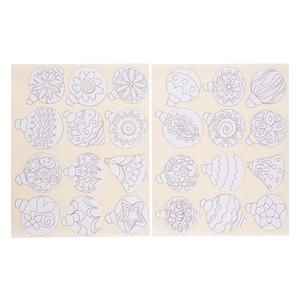 GOMMETTES BOULES À COLORIER - 288 GOMMETTES 24 PLANCHES