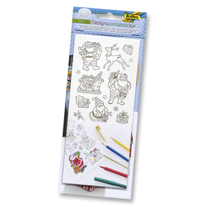 GOMMETTES DESIGN A COLORIER NOEL