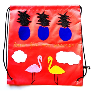 LOT DE 6 SACS A DOS POLYESTER A CUSTOMISER
