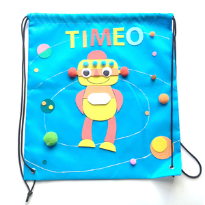 LOT DE 6 SACS A DOS POLYESTER A CUSTOMISER