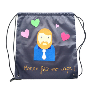 LOT DE 6 SACS A DOS POLYESTER A CUSTOMISER