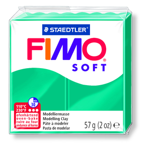 PATE A CUIRE FIMO SOFT 57G PETROLE