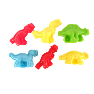 6 MOULES 3D FORMES DINOSAURES