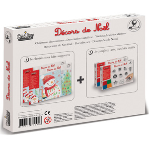 KIT OUTIL TAMPONS DECORS DE NOEL