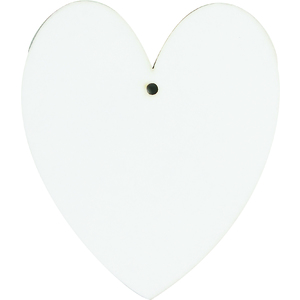 LOT 20 FORMES À DÉCORER COEUR GAMME BLANCHE CARTON