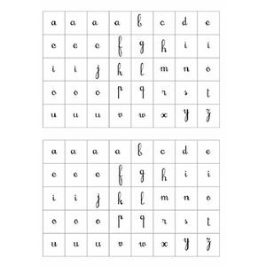 1600 GOMMETTES ALPHABET MAJUSCULES, MINUSCULES ET MANUSCRITES