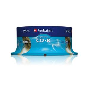 CD INSCRIPTIBLE 80min/700MB en SPINDLE DE 25 CD