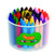 JOVI POT 60 MAXI-CRAYONS À LA CIRE COLORIS ASSORTIS