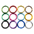 1 LOT 12 FILS ALUMINIUM 2MMX5M COLORIS ASSORTIS