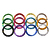 1 LOT 12 FILS ALUMINIUM 2MMX5M COLORIS ASSORTIS